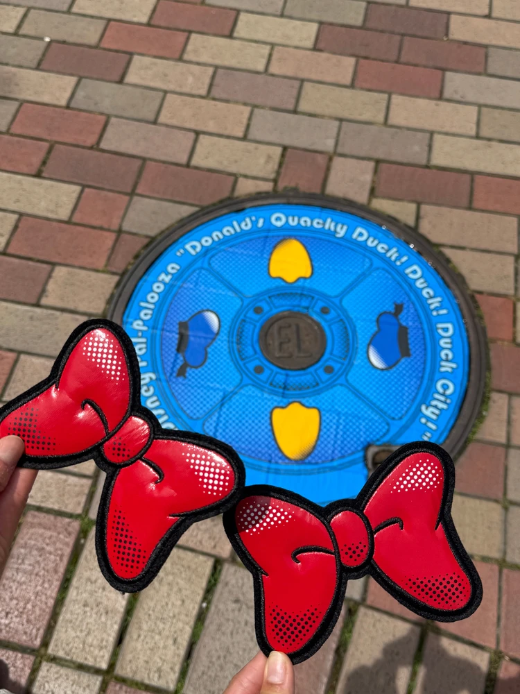 ドナルド パルパルーザ フォトスポット 東京ディズニーランド マンホール