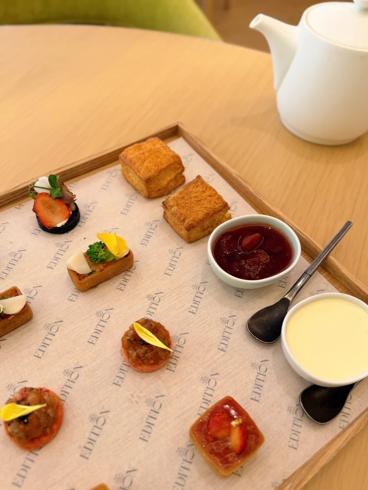 アフタヌーンティー セイボリー いちご 東京エディション銀座