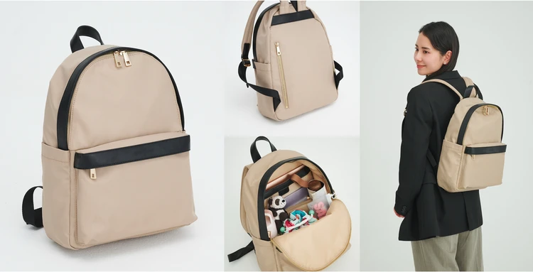 上品なバイカラーが好印象！ 「トーナル」の軽量リュック【優秀通勤リュック】