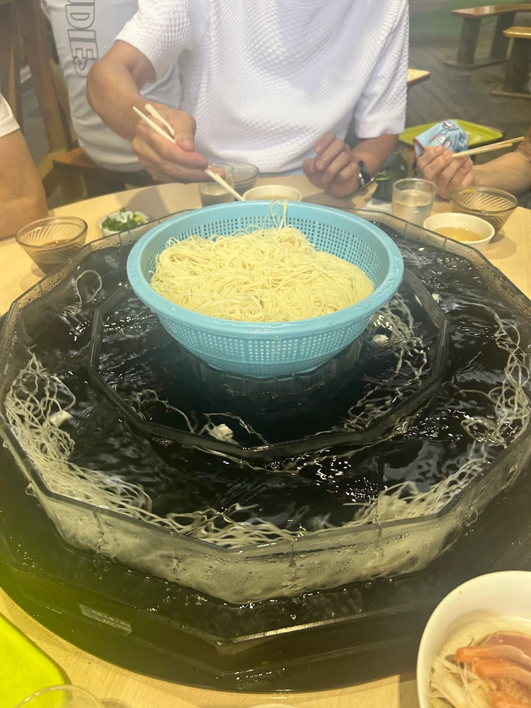鹿児島県・指宿にあるそうめん流し