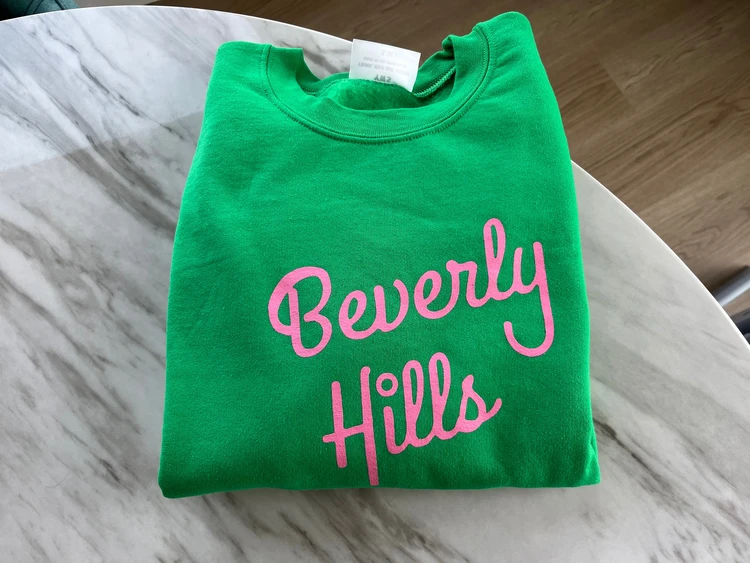【ロサンゼルス】ビバリーヒルズのKitsonで見つけた大人可愛いロゴスウェット_4
