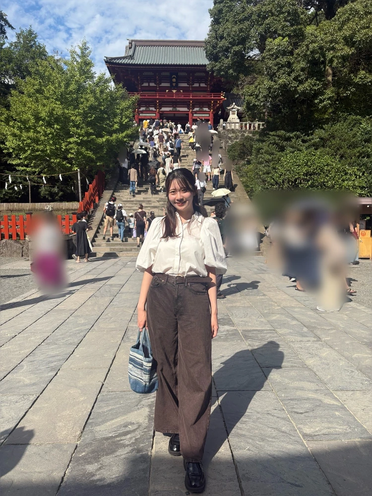 【鎌倉さんぽ】鎌倉で過ごす大人の休日♡鶴岡八幡宮とチョコレートカフェを巡った日。コーディネートも紹介!_2