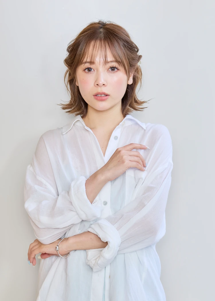 30代髪型・ミディアムの正面