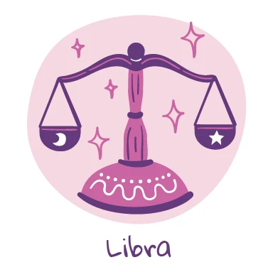 天秤座のイラスト