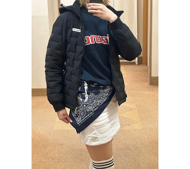 ブリーフィング ハイドロダウン パーカー Mサイズ