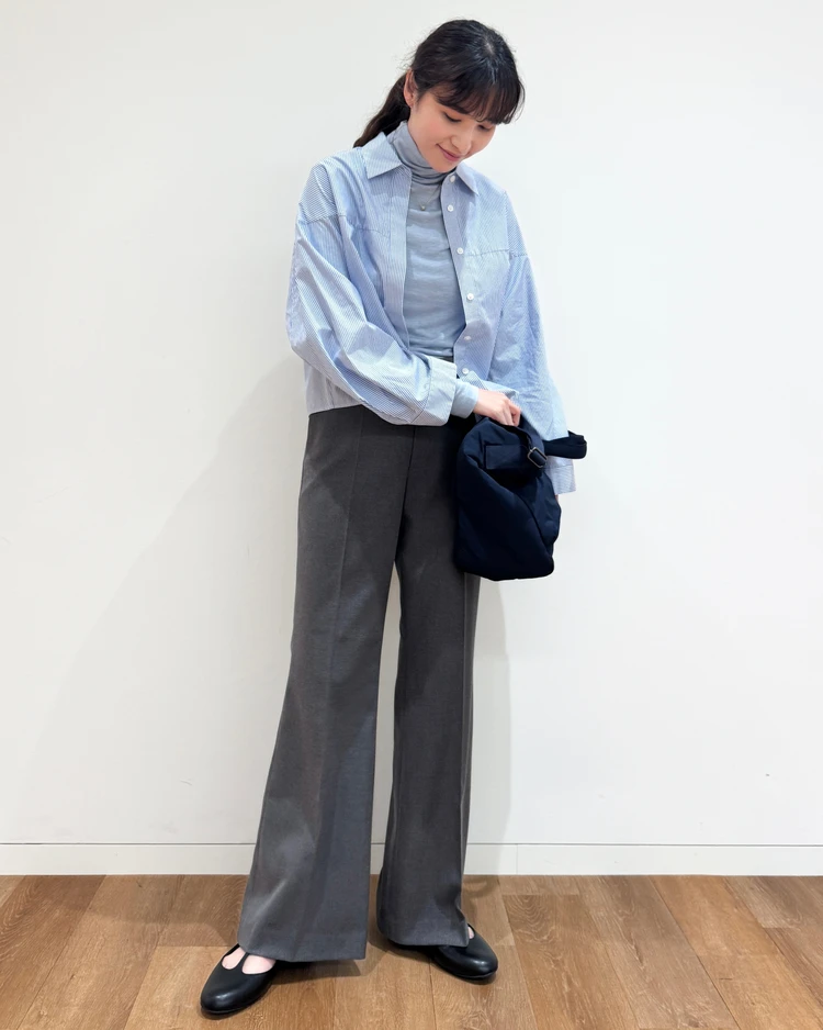 【バズり中！】ユニクロシーの新作「コクーンシャツ」が使える！_7