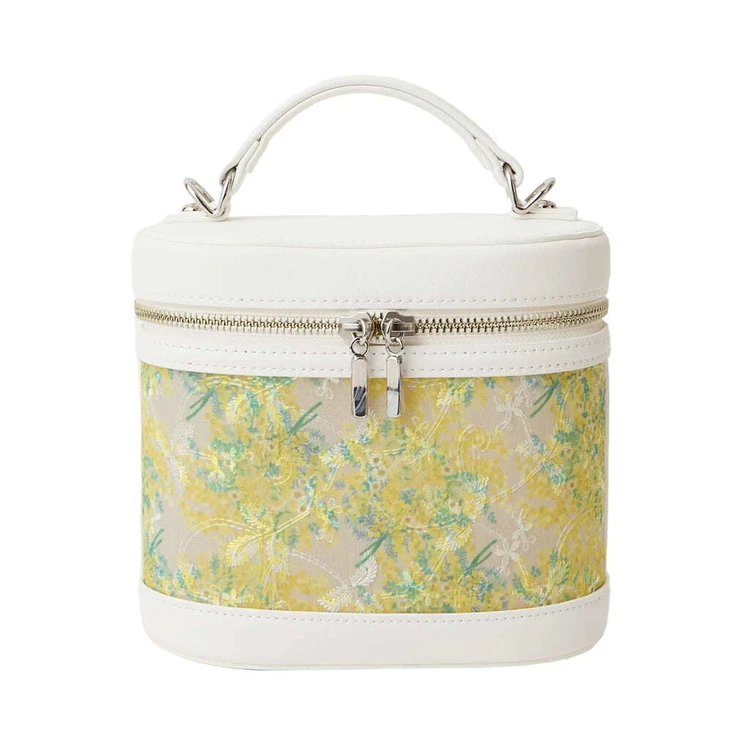 《ブーケコレクション》刺繍チュールバニティBAG¥17600