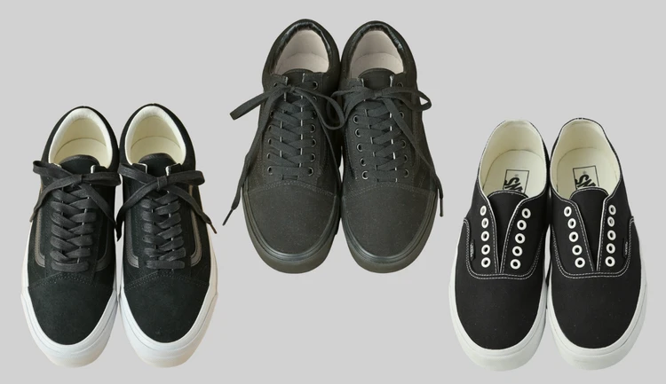 【VANS(ヴァンズ)】大人のきれいめスタイルが叶う黒スニーカー3選。カジュアルなのに品がある人気モデルを厳選