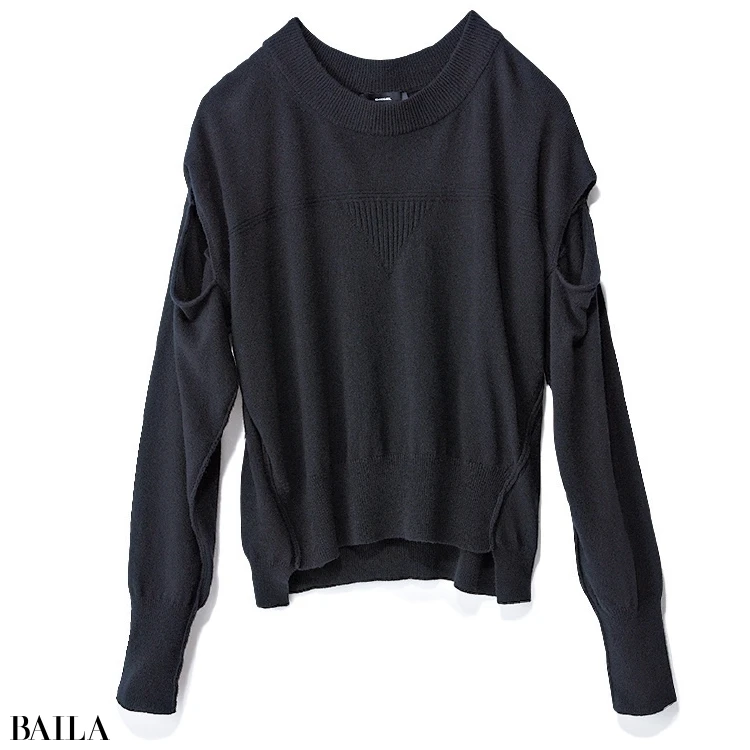 【女っぷりアップ部門】【2位】ディーゼルの肌見せニット ¥29000
