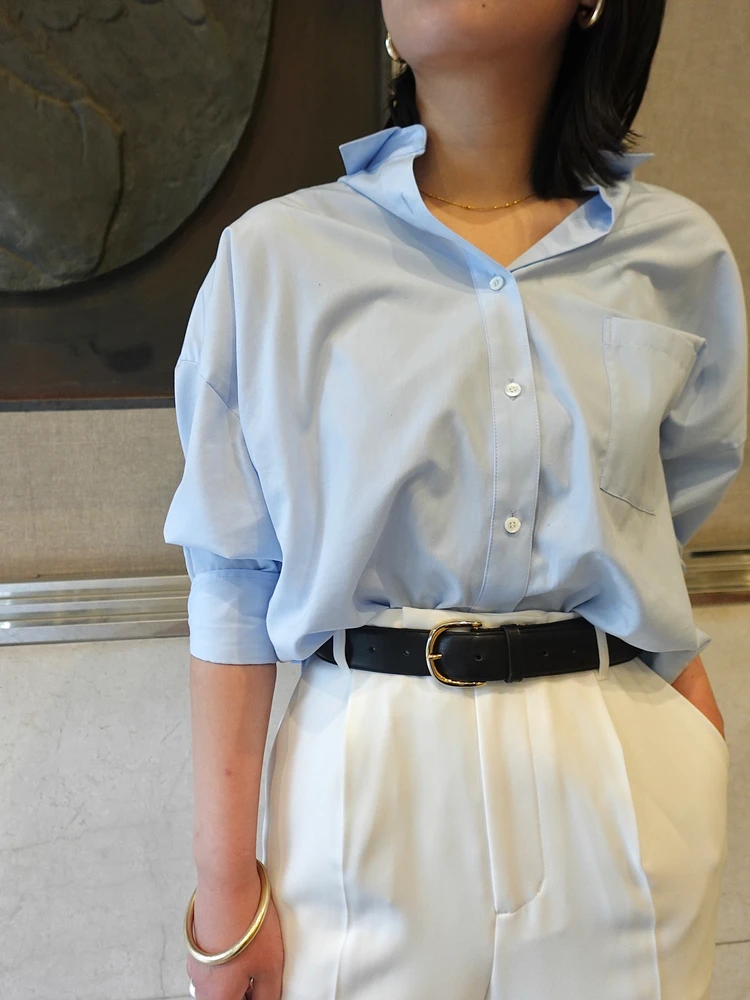 【悩み解決！】販売員直伝シャツの大人可愛い着こなしのコツ♡_3