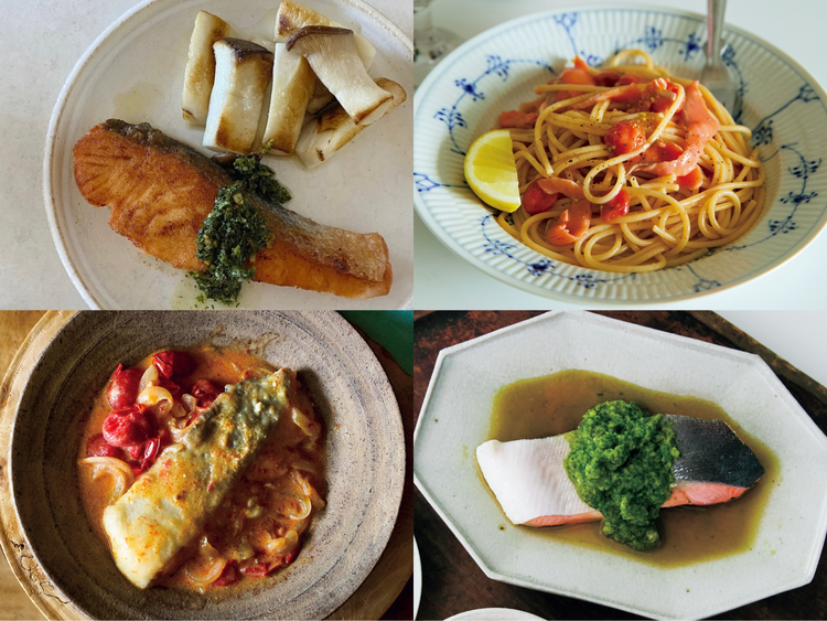 【長谷川あかりのご自愛ごはん】鮭の簡単レシピ5選。パスタ、ムニエル、クリームチーズ煮。美肌成分たっぷりの秋ごはん
