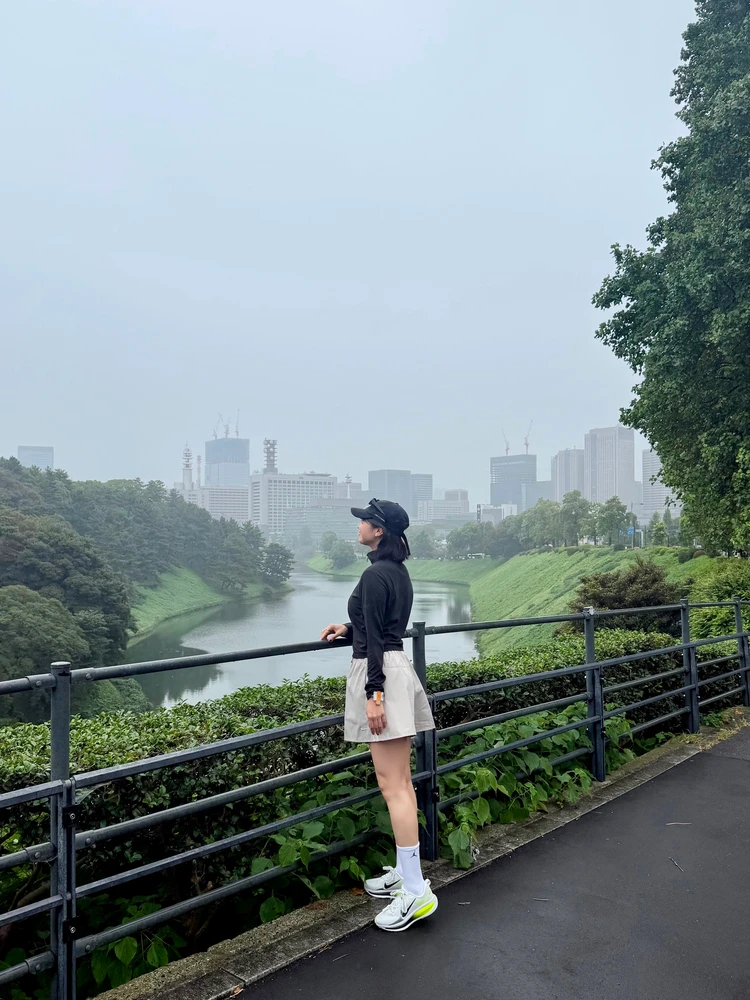 皇居ランコーデ