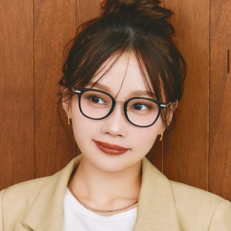 【Zoff×水越みさと】中顔面短縮が叶う!話題のコラボメガネを徹底レビュー_2