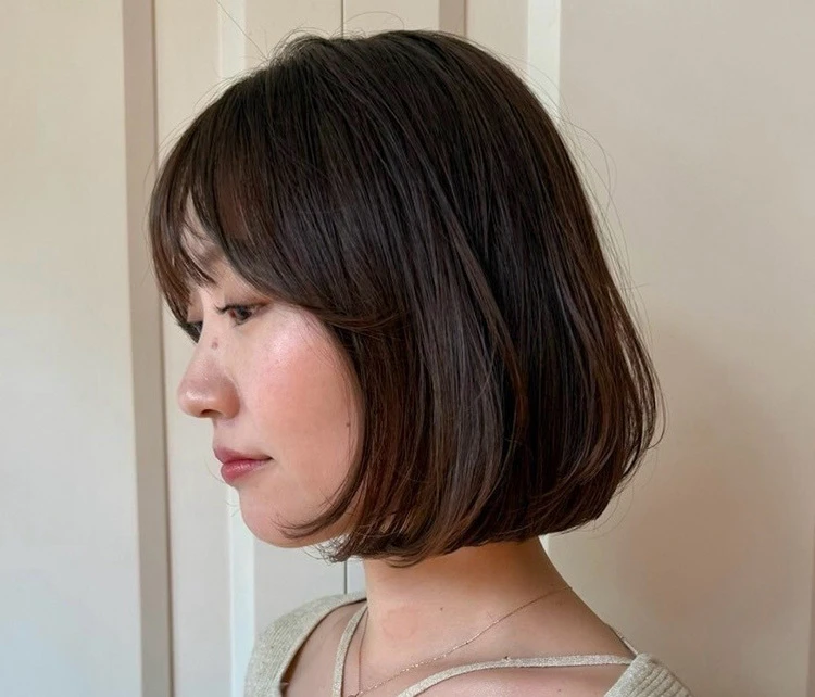 30代ー40代髪型・ボブのサイド