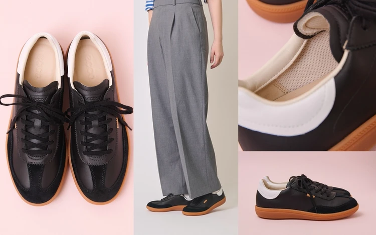 【ECCO】上質レザースニーカーはまるで革靴のような佇まい！【きれいめ派の通勤・休日スニーカー】