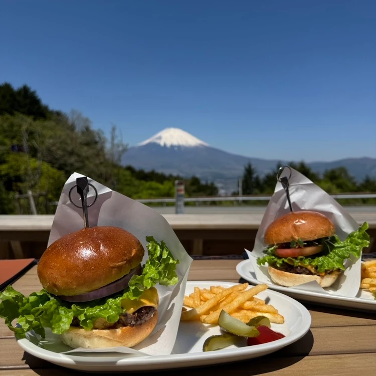 絶景富士山 FUJIMICAFEであしたか牛の絶品バーガー_6_2