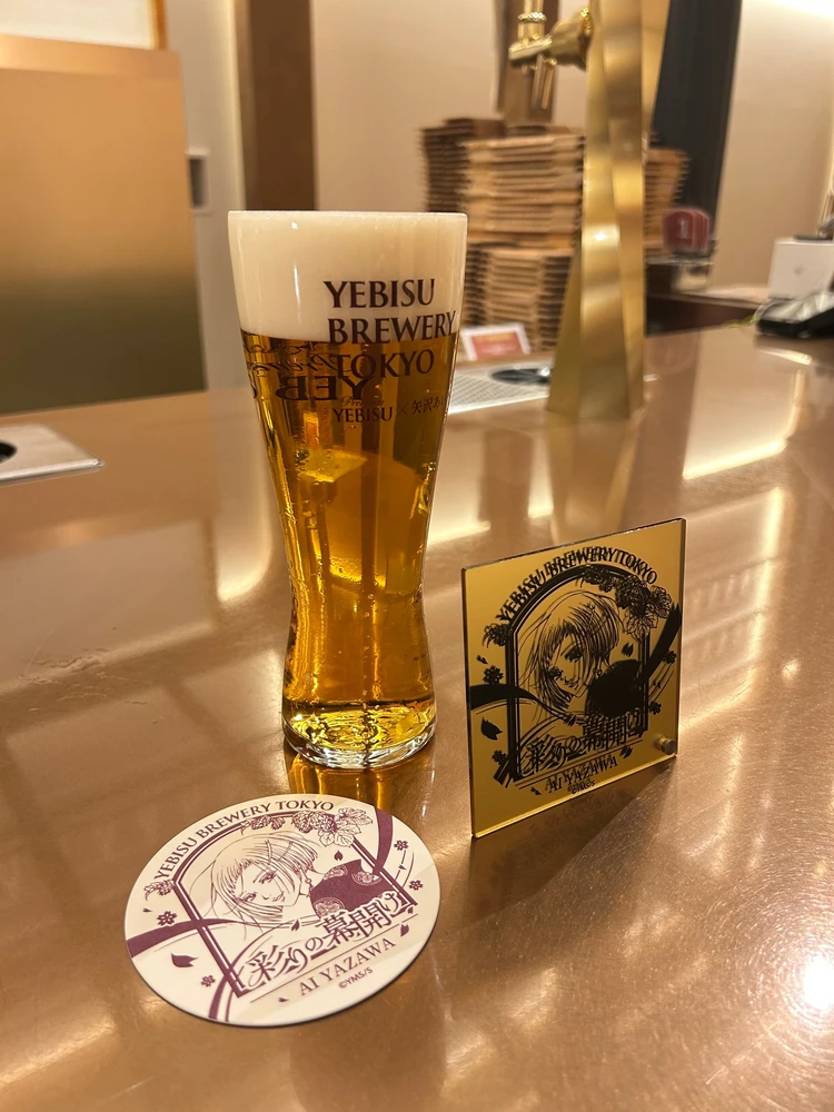 【ヱビス×矢沢あいさんのコラボレーションが実現】「門出を彩るヱビスの美人画展」YEBIS BREWERY TOKYOにて開催中_9