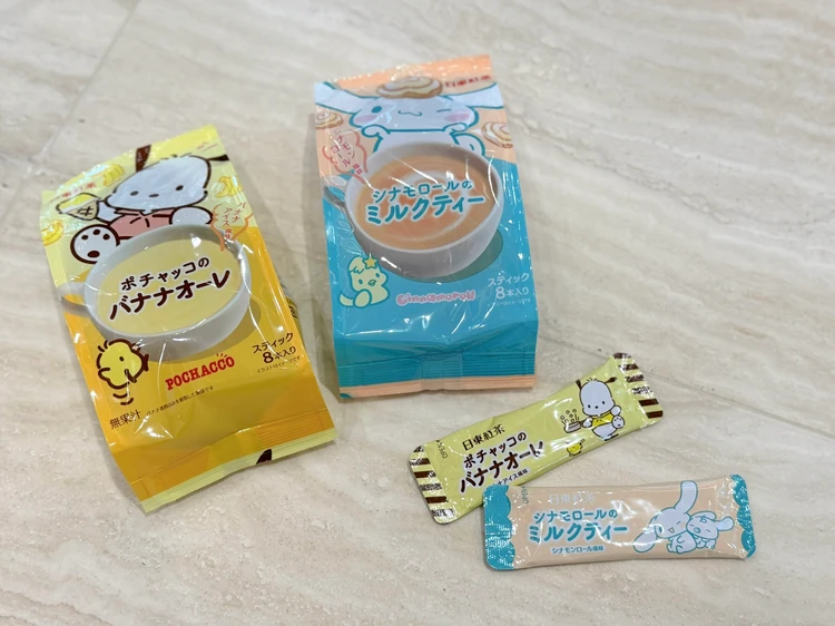 サンリオ　ポチャッコ　シナモロール　新作　ミルクティー　バナナオーレ　個包装