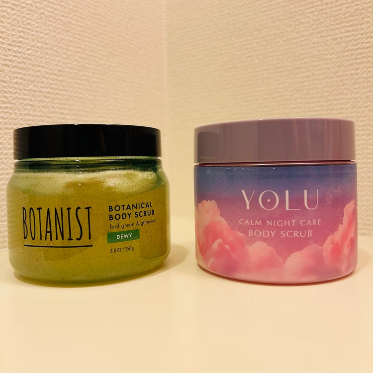 【BOTANIST｜ボディースクラブ デューイー】【YOLU｜カームナイトケア ボディスクラブ】