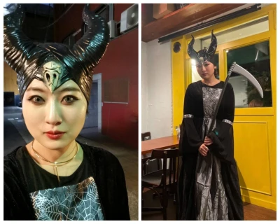 【2025年秋】変形フレンチで楽しむハロウィンネイル【かぼちゃオバケ】_2