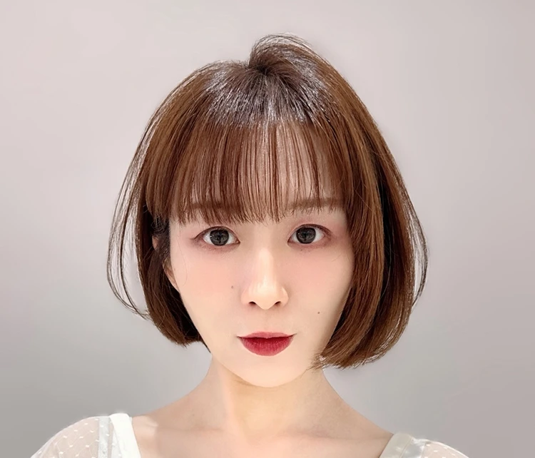 30代ー40代髪型・ボブの正面