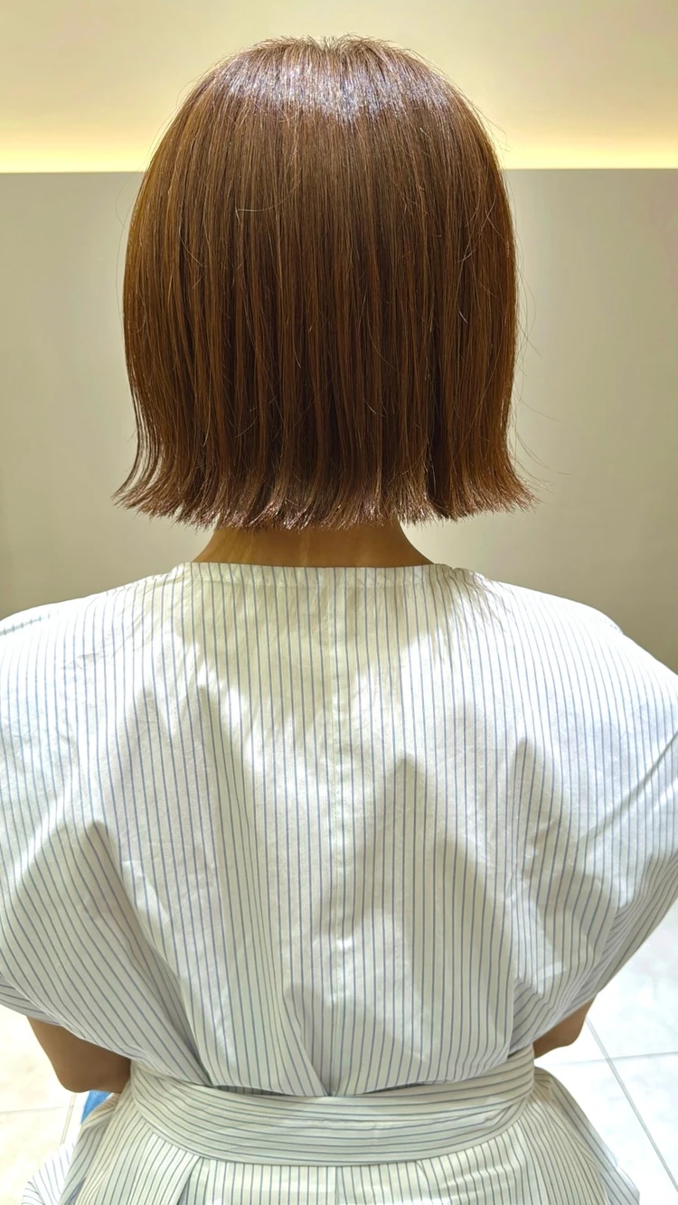 30代髪型・ボブのバック