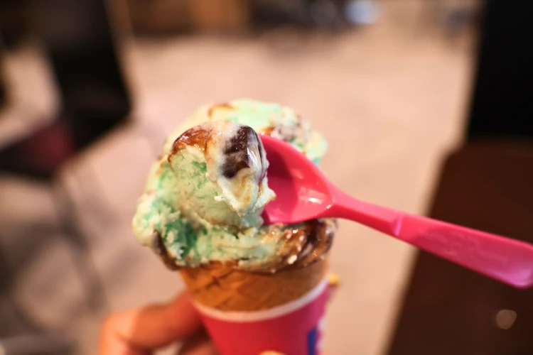 【31】チョコミン党歓喜✨️サーティーワンの「スーパーチョコミント」 #BAILAアイス部_3