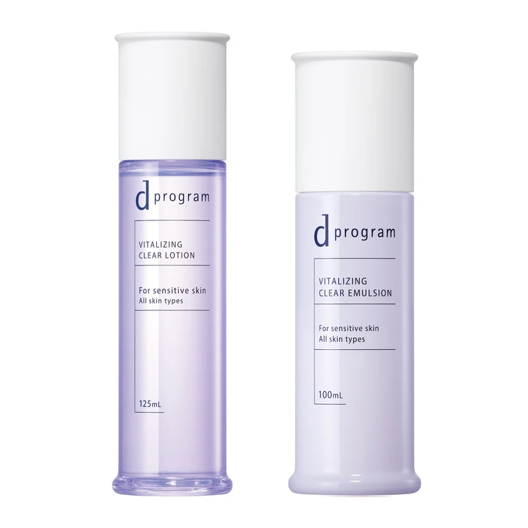 d プログラム バイタライジング&クリア ローション EX、エマルジョン EX
