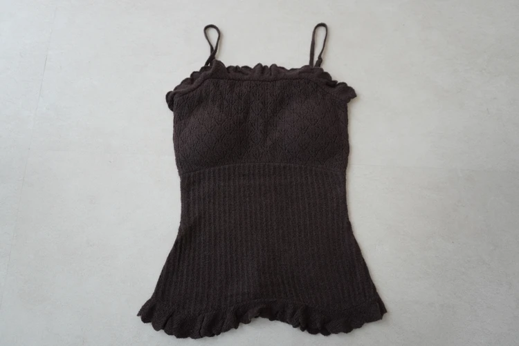 【SNIDEL HOME / スナイデルホーム】クロシェガーターデザインキャミソール