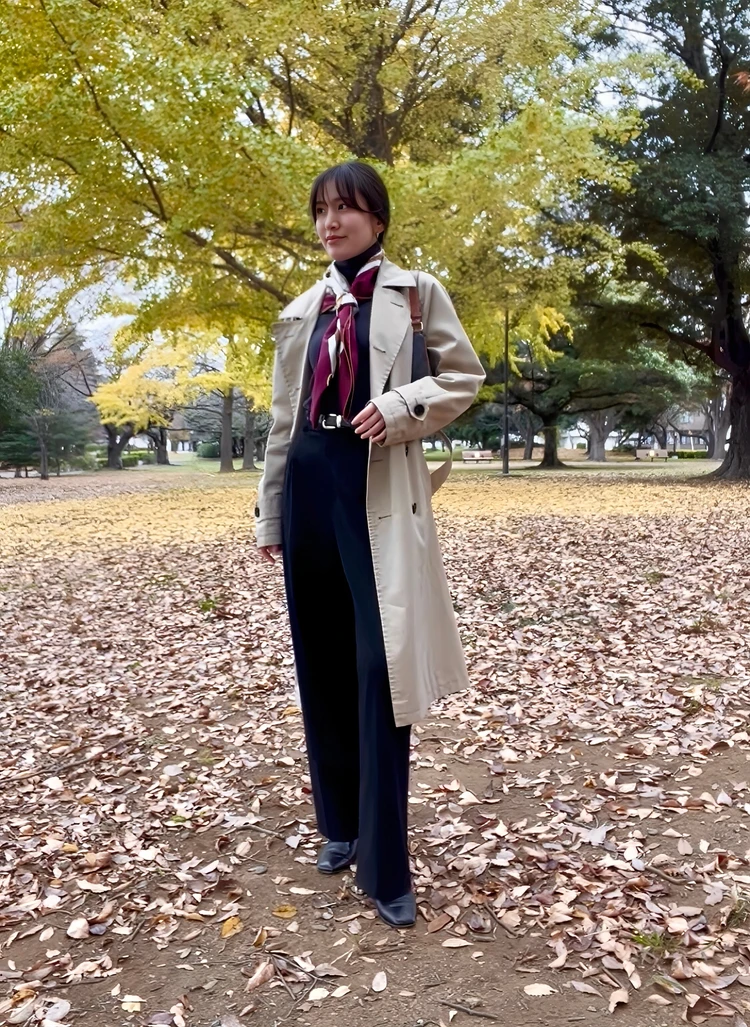 着回し力抜群！クラシカルなスカーフを使ったアレンジコーデ_2