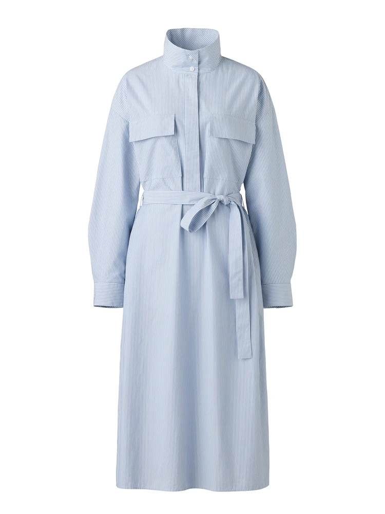 コットンスタンドカラーワンピース￥5990