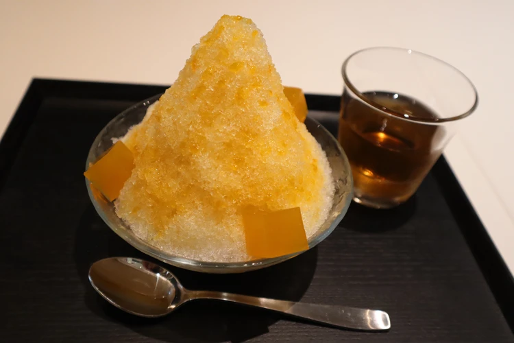 【東京ミッドタウン・とらや】期間限定❤日向夏と温州みかんの絶品かき氷 #BAILAアイス部_2