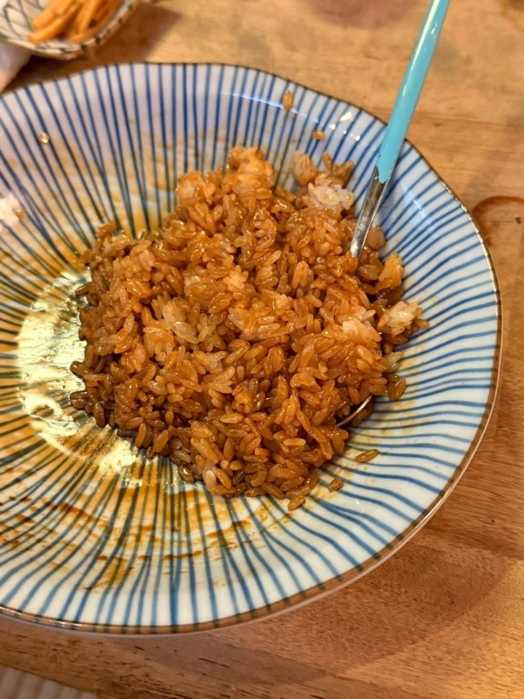 独酌 三四郎 新子焼きにご飯を入れたもの