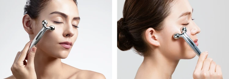 プレゼント BAILA バイラ リファエスカラットレイ ReFa 美顔器 リファ 使用イメージ