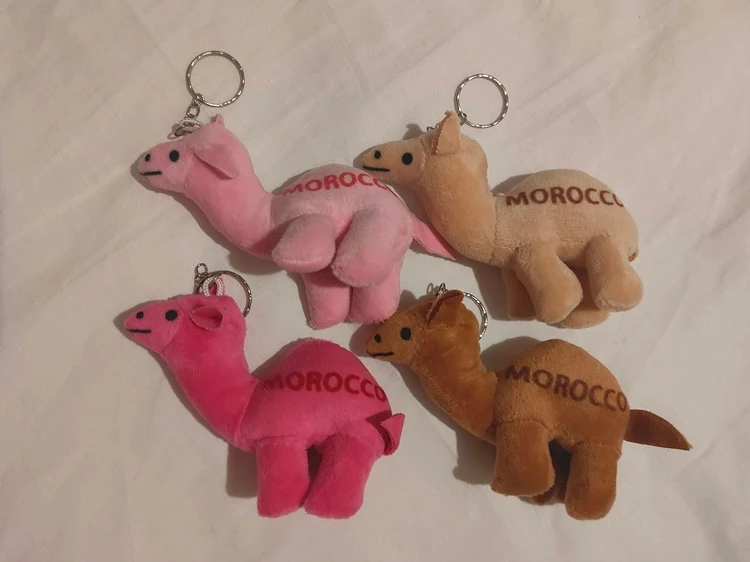 モロッコ　お土産　ラクダ　キーホルダー
