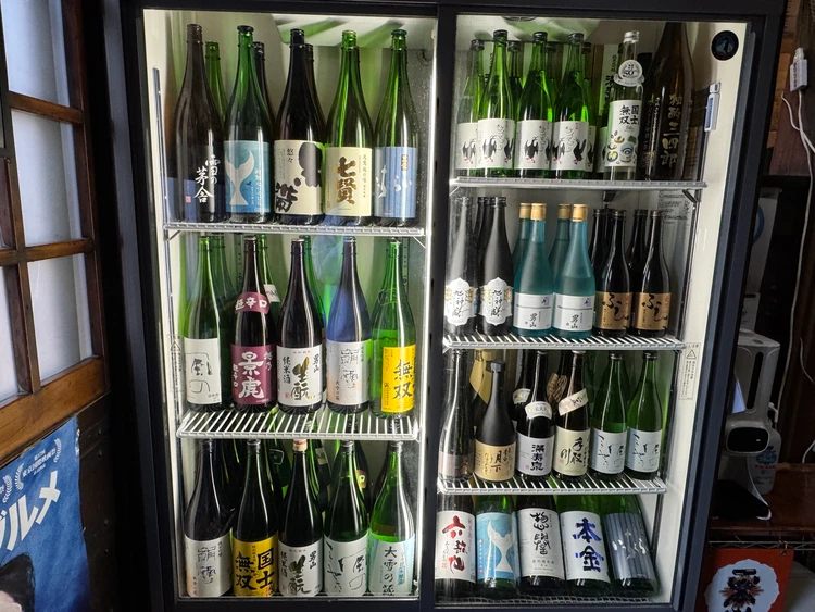 日本酒の種類も豊富