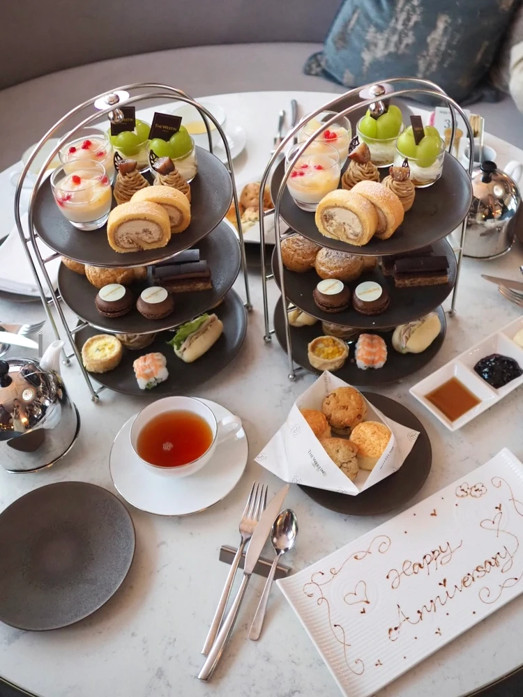 【ウェスティンホテル東京】秋のアフタヌーンティーを実食!栗・シャインマスカット・TWGを楽しむ恵比寿の秋時間_11