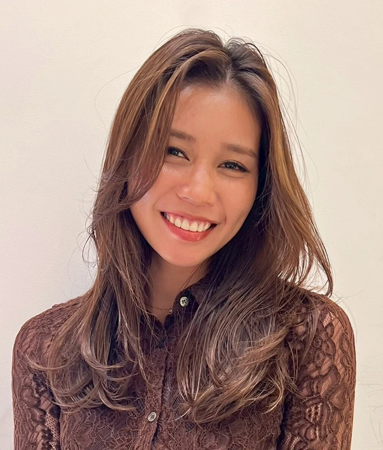 9トーンのマロングレージュ　正面