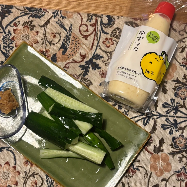 高知県産　ゆずマヨときゅうり