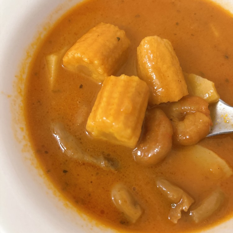 無印良品｜海老のビスクとトマトのスープカレー