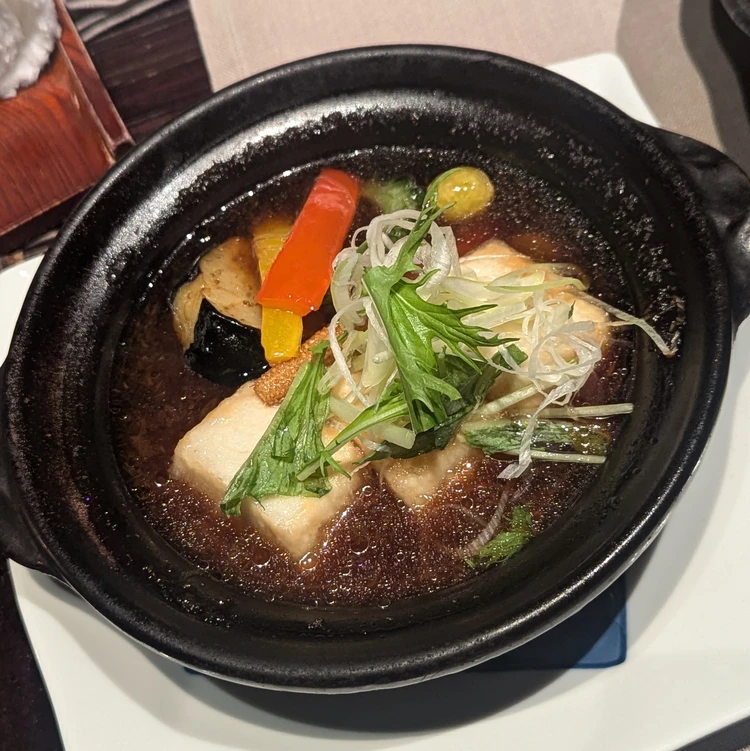 旅先で食べたジーマミ豆腐の揚げだし