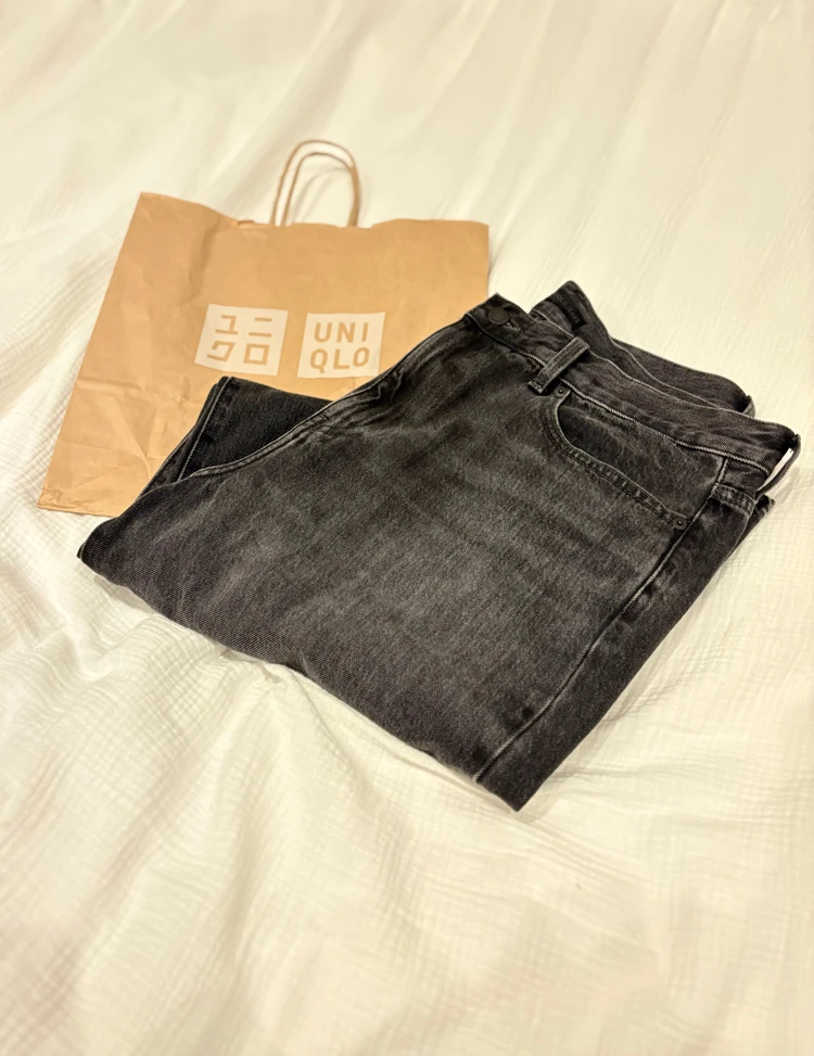 ユニクロ！スタイルアップ確実のワイドデニム！_3