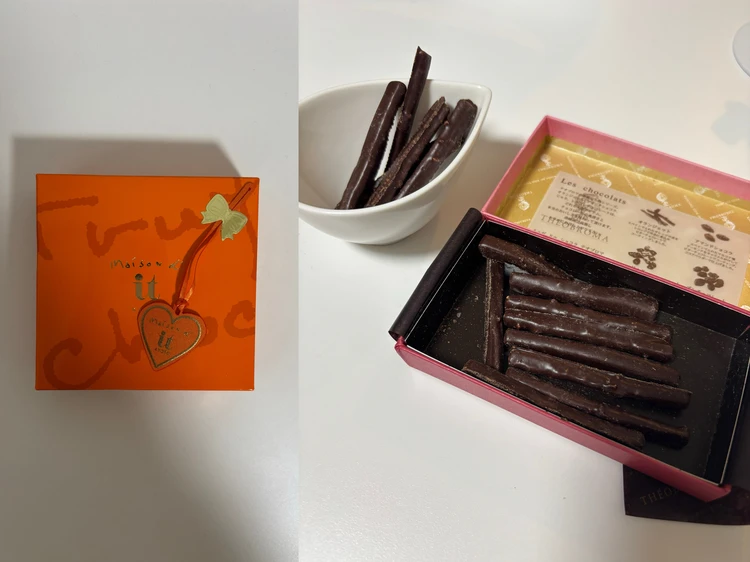 手土産スイーツ、オランジェット、テオブロマ、メゾンドゥイッテー、大人の手土産、ビターチョコ、オレンジピール、バレンタインギフト、30代女性、センスのいい差し入れ