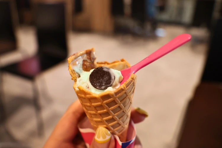 【31】チョコミン党歓喜✨️サーティーワンの「スーパーチョコミント」 #BAILAアイス部_4