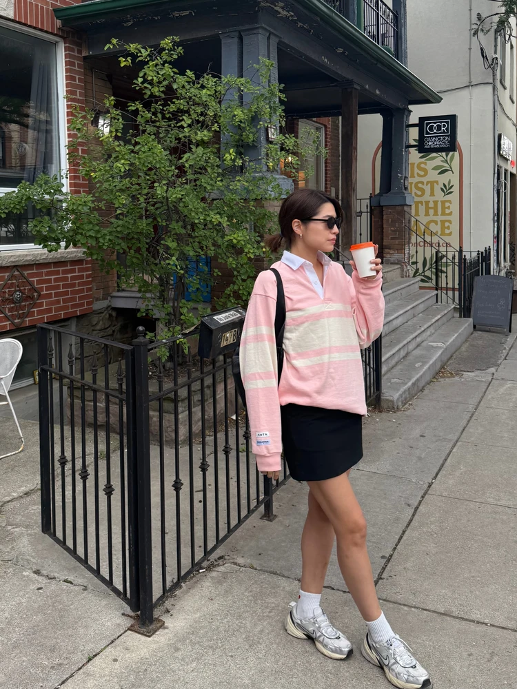 海外トレンド【ラガーシャツ】に挑戦。大人カジュアルに落とし込む3つの工夫_3