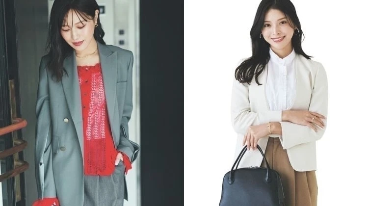 スタイルを好バランスに導くジャケット主役の“ON”コーデ【かじまり×いつな 春のジャケットコーデ】