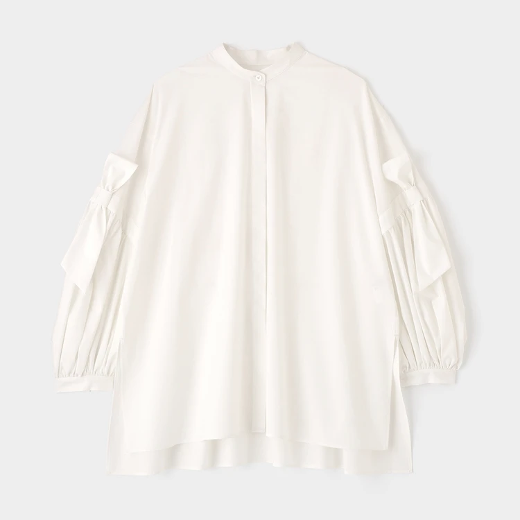 ル フィル　SOLOTEXブロードリボンブラウス　￥28600