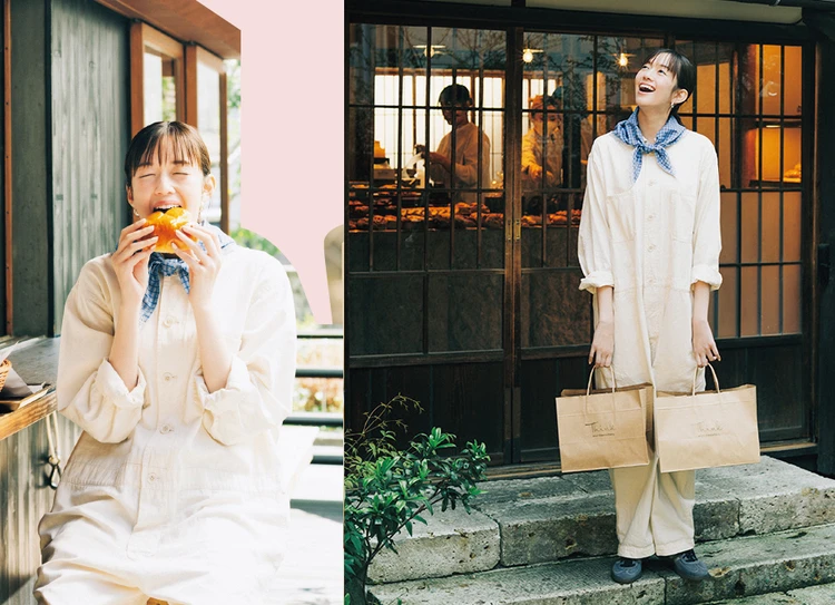 佐藤栞里が日暮里の人気パン店「Think」「ひぐらしベーカリー」へ！ 絶品パンを食べ歩き【もぐもぐしーさんぽ】