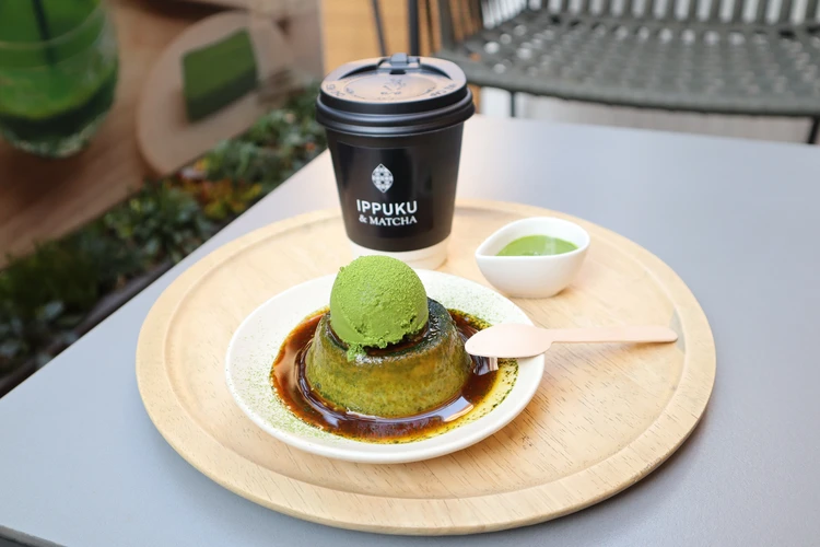 東京 日本橋 三越前 IPPUKU & MATCHA イップク アンド マッチャ プリン 抹茶 スイーツ