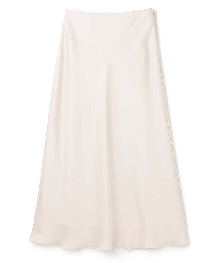 アンフィーロ　サテン ナロースカート　エクリュ